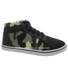 Low Price High Ankle Men Canvas Shoe (134-M)